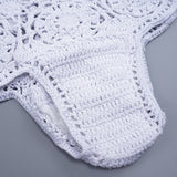 Push-Up Bandage Handmade Knitted  Bikini Set w/ High Waist