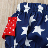 BEAUTIFUL Little Girl American Girl/4th inspired bathing suit